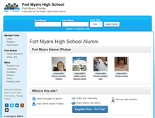 Tablet Screenshot of fortmyershighschool.org